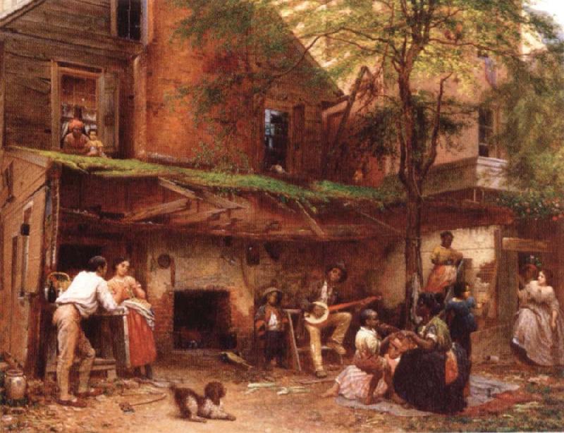 Eastman Johnson Negro life at the South China oil painting art